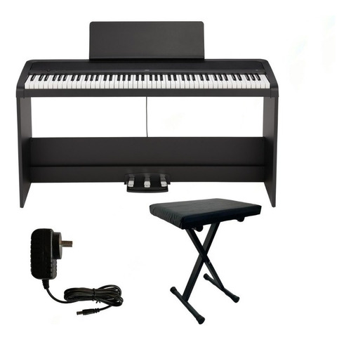 Piano Digital 88 Teclas Pesadas Korg B2 Mueble Banqueta