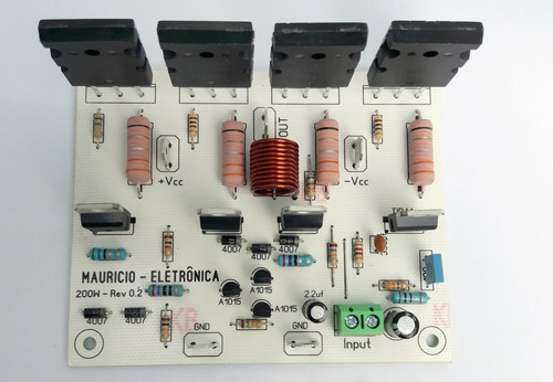 Kit 2 Placas Amplificador 200w Rms ,caixa Ativa,potente.