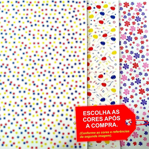 Folha De Eva Estampado Especial 3 Cores 40x60cm - 5 Unidades