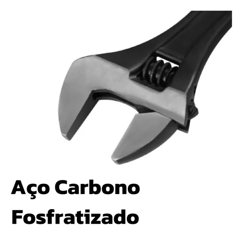 Jogo Ferramenta 3 Chave Inglesa Ajustável Aço Top - Mh