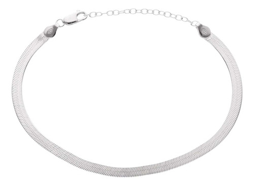 Tobillera Lisse Plata - Tobillera En Plata De Ley 925 Mujer