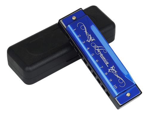 3 Armónica Armónica De Lujo Armónica Diatónica Azul