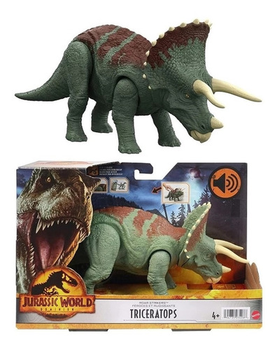 Dinosaurio Jurassic World Sonido Muñeco Niño Mattel Original