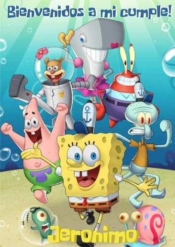 Bob Esponja Cumpleaños Kit Imprimible Personalizado