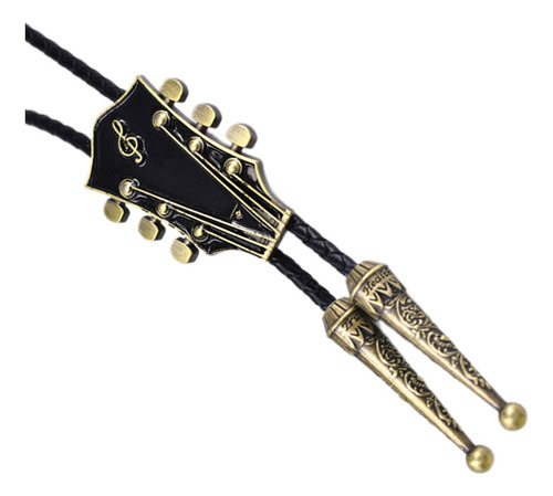 New Pingente De Guitarra Musical (qbk), Bolo Tie Com Es
