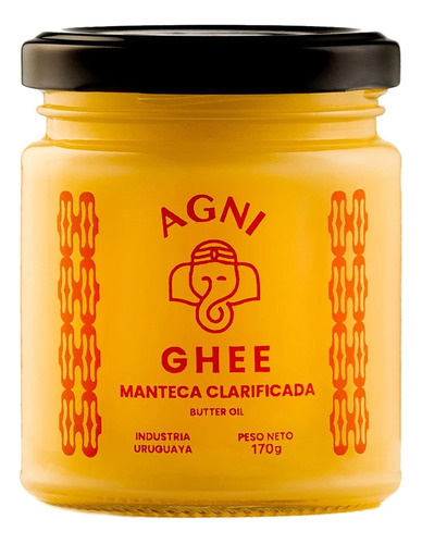 Agni Ghee Manteca Clarificada Natural 170grs Sin Heladera