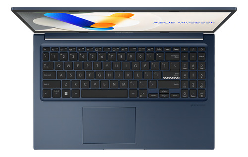 Notebook Asus Vivobook 15 X1504za Intel Core I7-1255u 24gb Ddr4 512gb Ssd 39,6 Cm (15.6) 1920x1080px Intel Iris Xe Graphics Wi-fi 6e (802.11ax) Teclado Español Windows 11 Home Color Quiet Blue