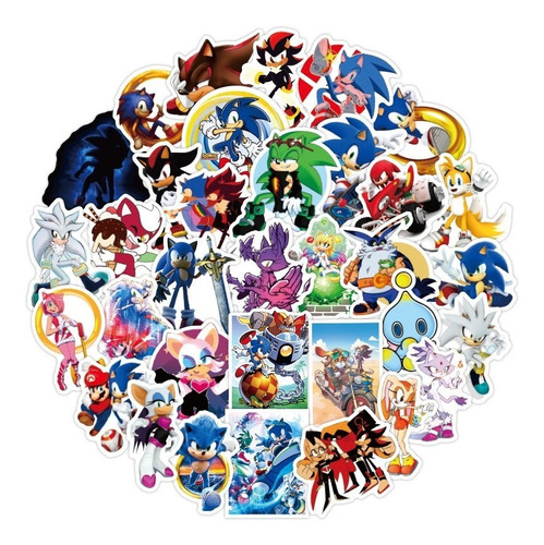 Sonic Set 50 Stickers