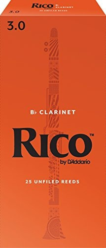 Cañas Rico De D'addario Para Clarinete Bb Fuerza 3.0