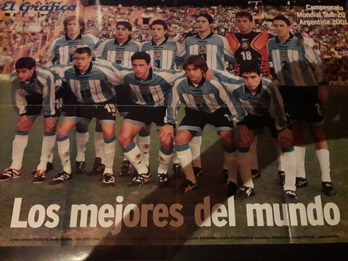 Póster El Grafico Campeonato Mundial Sub-20 Argentina 2001