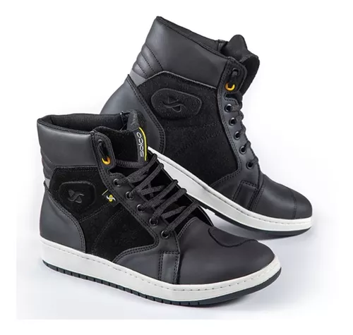 Botas Moto Solco City Black Ruta Viaje Motoscba