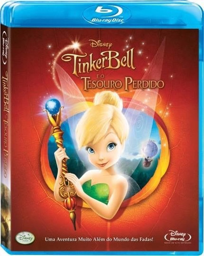 Blu-ray Disney Tinkerbell E O Tesouro Perdido - Dublado Novo