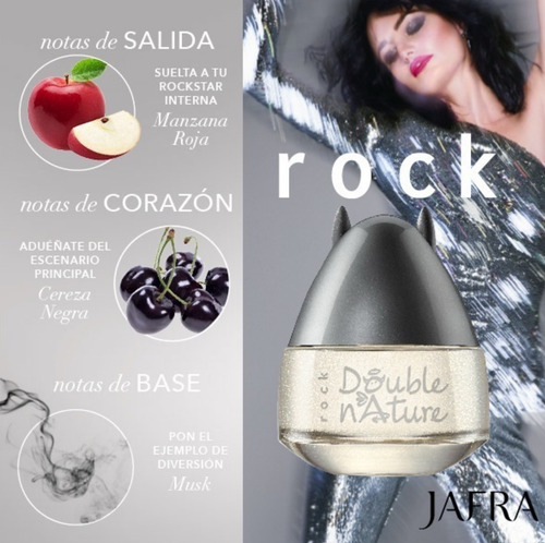 Jafra Diablito Angelito Rock Plata Set Con 2 Double Nature
