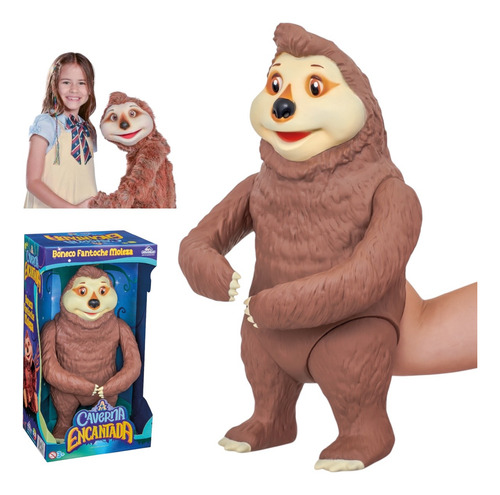 Boneco Moleza Fantoche A Caverna Encantada Sbt Novela Anna