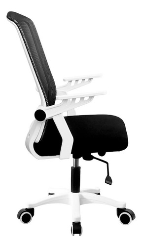 Silla Oficina Empoli Em-3048 Apoyabrazos Abatibles Soporte Lumbar Ejecutiva