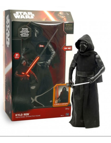 Kylo Ren Animatronic Interactivo Star Wars 40cm Collectoys