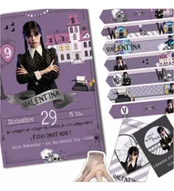 Comprar Kit Imprimible Merlina Addams Wednesday Candy Bar Cumpleaños