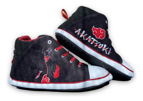 Pantufa Naruto Akatsuki Botinha Confortável Presente Geek Zc