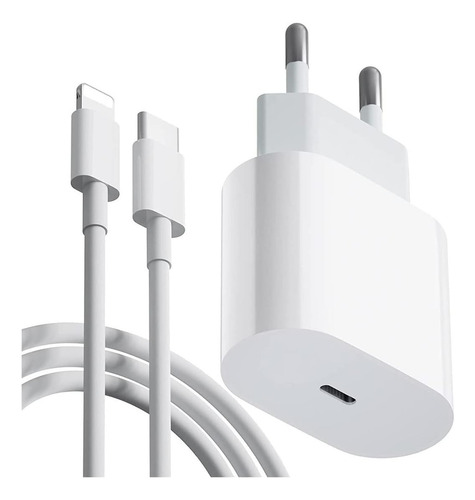 Carregador Turbo 20w Para iPhone 8 X Xr 11 12 13 14 Plus Pro