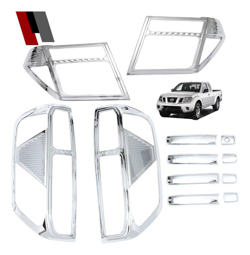 Kit Decorativo Exterior Cromo Nissan Navara 2009-2015