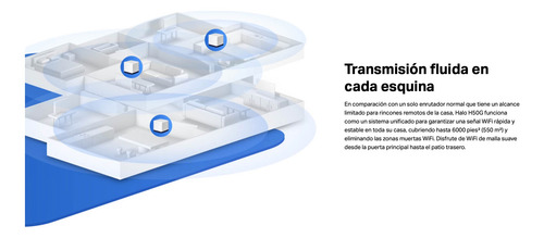 Set 3 Sistema Wi-fi Mesh Gigabit Halo H50g Ac1900 Mercusys