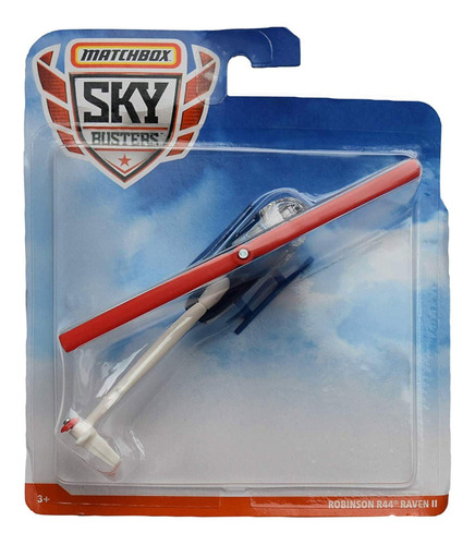 Matchbox - Sky Busters - Robinson R44 Raven Ii - Gdy47