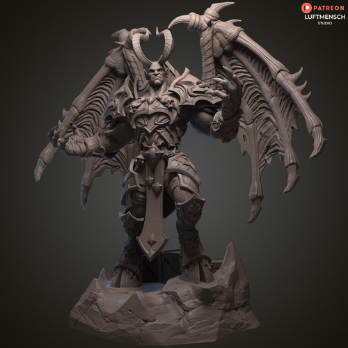 Archivo Stl Impresión 3d - Warcraft - Malganis