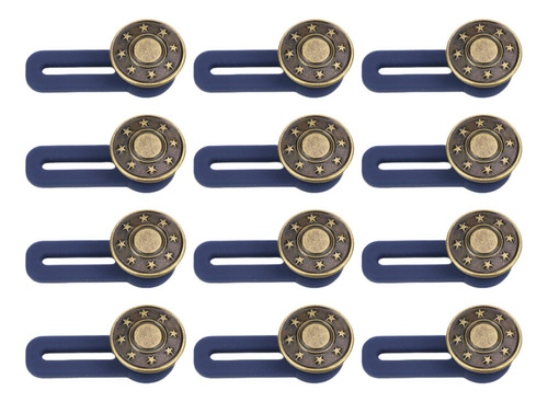 2 X 12x Extensor De Cintura Accesorios De Ropa Ligero Plata