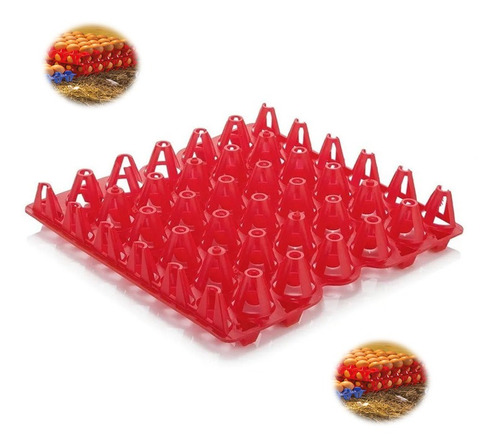 Pack X 18 Cubeta Flexibles Para Huevos Bandeja Plastica 