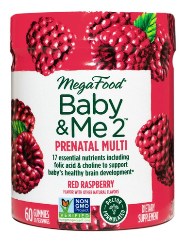 Megafood Baby & Me 2 Prenatal Multi Gummy - Multivitamnico C