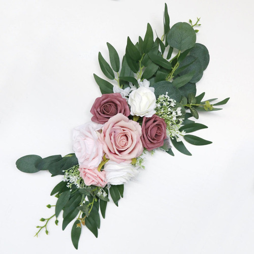 Decoración De De Flores Artificiales Hechas A Mano Tarjeta