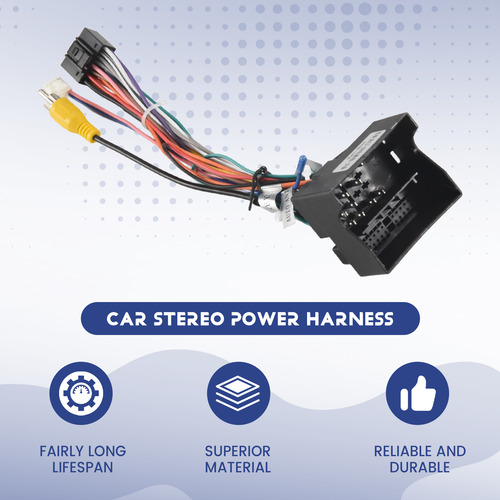 Adaptador De Arnés De Cableado De 16 Pines Para Android De A