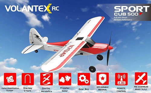 Imagen 7 de 10 de Avión A Radiocontrol Rc Principiantes Rtf Listo Para Volar