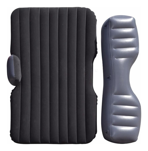 Colchão De Ar Inflável Carro Bomba 12v + Almofada Vg+ Cor Preto