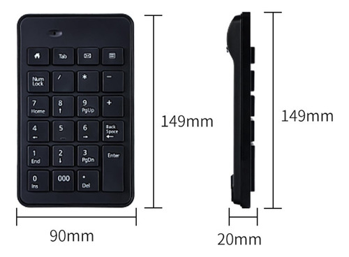 Mini Teclado Digital Teclado Numérico De 23 Teclas Para
