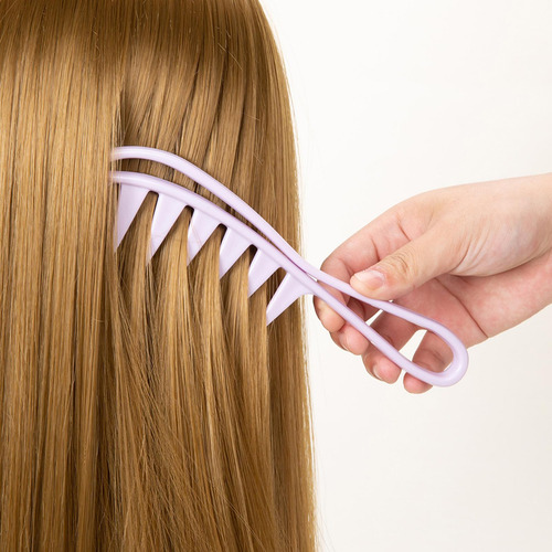 Peine De Dientes Anchos, Cepillo De Pelo Ergonómico Para