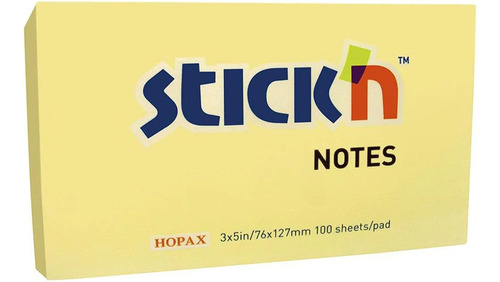 Notas Stick'n (21009) 3x5  (100hjs) Amarillo