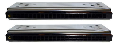 Armonica Doble Cromada Mod.mat-242 Meistehaft