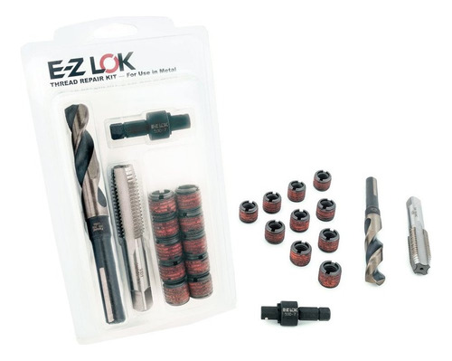Ez Ez-lok 329-820 Insertos Roscados De Metal, 1 / 2-20 Kit D