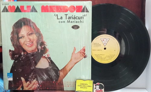 Lp - Acetato - Amalia Mendoza - La Tariácuri Con Mariachi 