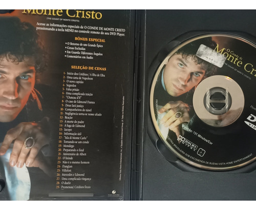 Dvd Original Dublado O Conde De Monte Cristo Guy Pearce (Usado)