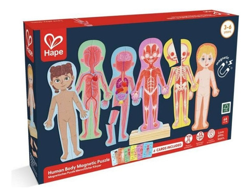 Rompecabezas Magnético Cuerpo Humano 69 Piezas