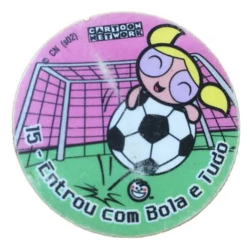 Tazo Toon- Na Copa- Entrou Com Bola E Tudo- N. 15 (Usado)