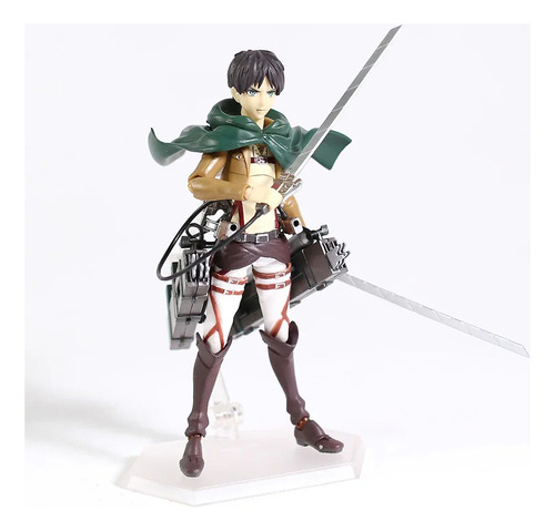 Figma 207 Eren Jaeger Ackerman Figura De Ação, Modelo J