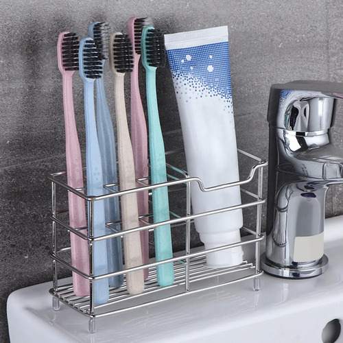 Soporte Cepillos Dientes Inoxidable Baño