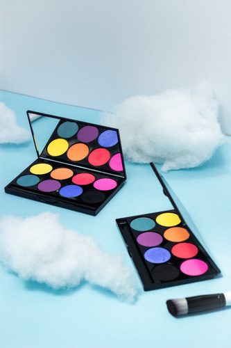 Imagen 5 de 10 de Set X4 Paletas De Rostro Profesionales Xulu Cosmeticos