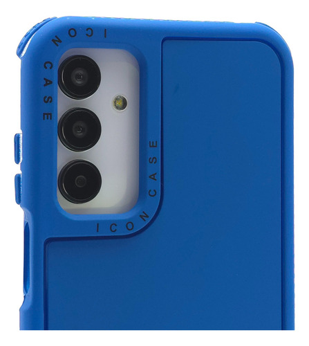 Funda 3 En 1 Para Samsung A16 Case Uso Rudo Bumper Protector Azul Rey Samsung A16