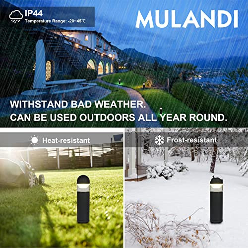 Lámpara Led Mulandi Para Senderos Con Forma De Bolardo, 2 W,