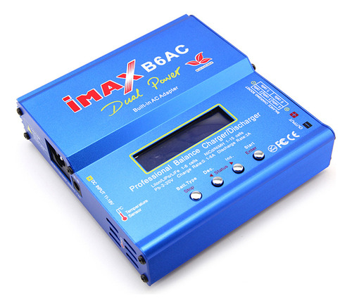 Cargador De Batería Imax B6 80w Con Pantalla Lcd Para Varias