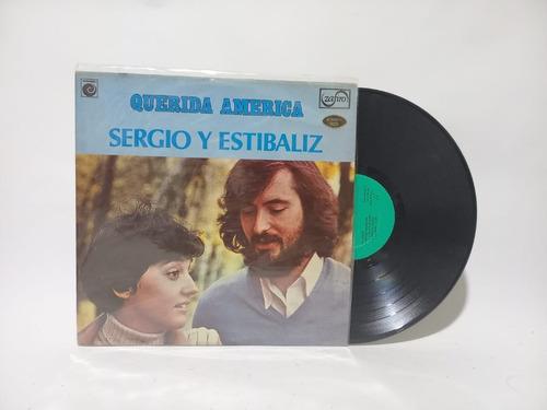 Disco Lp Sergio Y Estibaliz / Querida America